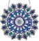 Mandala Flower Special-Shaped Diamond Painting Hanging Kit – 3D Crystal Rhinestone Acrylic Gem Art Pendant, DIY Double-Sided Diamond Art Ornament for Home Décor & Gifts